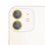 Edzett üveg csillogó keretekkel a kamera lencséjének védelmére - iPhone 11 - arany