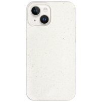 Matt ökológiailag lebomló tok - iPhone 14 Plus - bézs