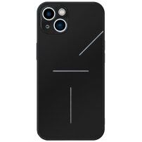 R-Just alumínium védőtok a kamera lencséjének védelmével - iPhone 13 - fekete