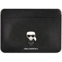 Karl Lagerfeld Saffiano Ikonik tok - iPad Pro 12,9" / MacBook 14"-ig - fekete