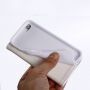 Flip cover tok iPhone 5 / 5S / SE (2016) - fehér márvány