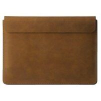 FIXED Oxford bőr huzat foltvarróval - MacBook Pro 16" (A2141 / A2485 / A2780 / A2991) - barna