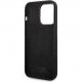Karl Lagerfeld Choupette szilikon tok - iPhone 14 Pro - fekete