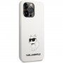 Karl Lagerfeld Choupette NFT szilikon tok - iPhone 13 Pro Max - fehér