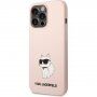 Karl Lagerfeld Choupette NFT szilikon tok - iPhone 13 Pro Max - rózsaszín