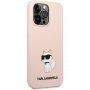 Karl Lagerfeld Choupette NFT szilikon tok - iPhone 13 Pro Max - rózsaszín