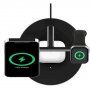 BELKIN BOOST CHARGE PRO 3in1 töltőállomás 15W MagSafe-vel - fekete