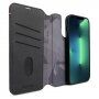 Decoded Detachable Wallet 2in1 levehető flip cover tok - iPhone 14 Pro - fekete