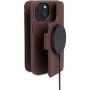 Decoded Detachable Wallet 2in1 levehető flip cover tok - iPhone 14 Plus - barna