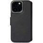 Decoded Detachable Wallet 2in1 levehető flip cover tok - iPhone 14 Pro - fekete