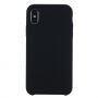 Liquid szilikon tok iPhone XS Max - fekete