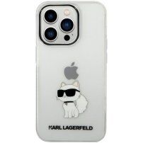 Karl Lagerfeld IML Choupette NFT transzparens tok - iPhone 14 Pro Max - átlátszó