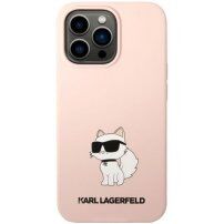 Karl Lagerfeld Choupette NFT szilikon tok - iPhone 13 Pro Max - rózsaszín