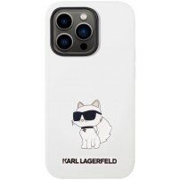 Karl Lagerfeld Choupette NFT szilikon tok - iPhone 14 Pro Max - fehér