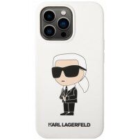 Karl Lagerfeld Ikonik NFT szilikon tok - iPhone 13 Pro Max - fehér