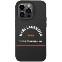 Karl Lagerfeld Rue St. Guillaume tok - iPhone 14 Pro Max - fekete