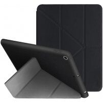 UNIQ Transforma Rigor borító állvánnyal origami és Apple Pencil tárolóval - iPad 10,2" (2019-2021) - fekete
