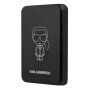 Karl Lagerfeld MagSafe vezeték nélküli 3 000 mAh külső akkumulátor / Power bank USB-C porttal - fekete