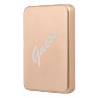 Guess Vintage MagSafe vezeték nélküli 3 000 mAh külső akkumulátor / Powerbank USB-C porttal - 3 000 mAh - arany
