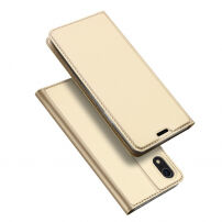 DUX DUCIS flip cover tok iPhone XR - arany