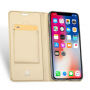 DUX DUCIS flip cover tok iPhone XR - arany
