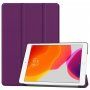 PU műbőr borító, alvás funkció - iPad 10,2" (2019-2021) - lila
