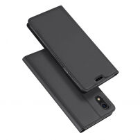 DUX DUCIS flip cover tok iPhone XR - szürke
