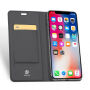 DUX DUCIS flip cover tok iPhone XR - szürke