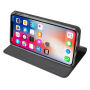 DUX DUCIS flip cover tok iPhone XR - szürke