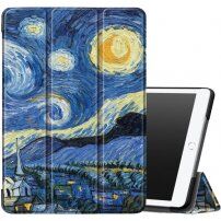 Flip cover tok állvánnyal - iPad 10,2" (2019-2021) - Csillagos éjszaka
