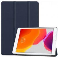 PU műbőr borító, alvás funkció - iPad Air 3 (2019) / Pro 10,5" - sötét kék