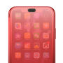 BASEUS flip cover tok iPhone XR - piros