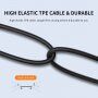 JOYROOM JR-EC03 fülhallgató USB-C csatlakozóval - Apple készülék - fekete