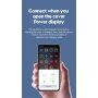 JOYROOM JR-T03S vezeték nélküli füllhalgató vezeték nélküli töltővel Apple készülékekhez - fehér