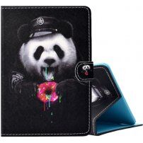 Borító hellyel kártyatároló - iPad 9,7" (2017/2018) / Air 1 / 2 / Pro 9,7" - éhes panda
