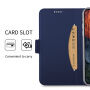 Flip cover tok állvánnyal iPhone XS Max - sötétkék