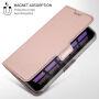 Flip cover tok állvánnyal iPhone XS Max - rózsaszín-arany