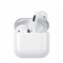 WK TWS V4 vezeték nélküli Bluetooth fülhallgató - Apple készülék - fehér