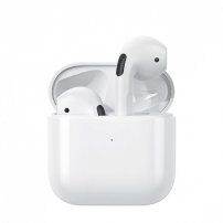 WK TWS V4 vezeték nélküli Bluetooth fülhallgató - Apple készülék - fehér