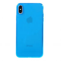 Tok puha műanyagból iPhone XS Max - kék