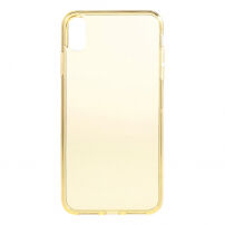 Tok puha műanyagból iPhone XS Max - arany