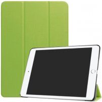 PU műbőr borító, alvás funkció - iPad 9,7" (2017/2018) - zöld