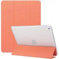 Smart borító állvánnyal és tárolóval Apple Pencil - iPad 9,7" (2017/2018) / Air 1 / 2 / Pro 9,7" - narancssárga