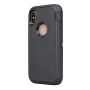 Védő / porálló tok iPhone XS Max - fekete