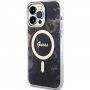 Guess Marble IML tok MagSafe -vel - iPhone 14 Pro Max - fekete
