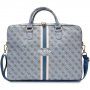 Guess 4G Printed Stripes táska - MacBook 16" -ig - kék