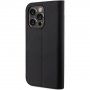 Karl Lagerfeld Saffiano Karl and Choupette NFT flip cover tok - iPhone 14 Pro Max - fekete