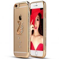 Arany tok kövekkel iPhone 6 / 6S - hattyú
