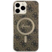 Guess 4G IML tok MagSafe -vel - iPhone 13 Pro Max - barna