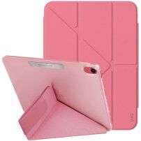 UNIQ Camden tok origami állvánnyal - iPad 10,9" (2022) / 11" (2025) - rózsaszín